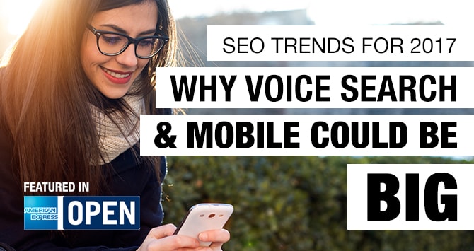 SEO Trends 2017 Voice Search Mobile