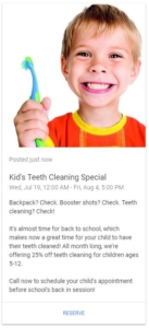 Google Posts - Dental