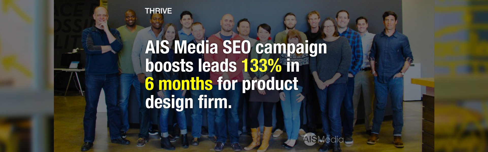 AIS Media SEO campaign boosts leads 133 percent in 6 months for product design firm
