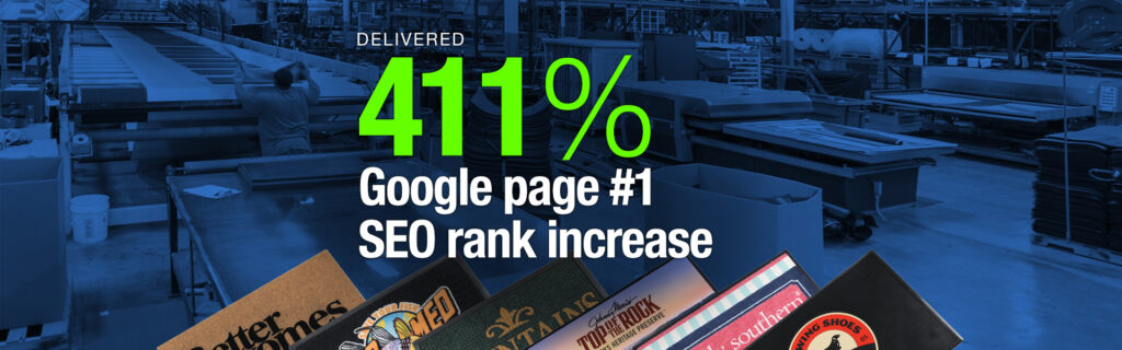 seo services boost web leads: 411% Google page 1 SEO rank increase: AIS Media Digital Marketing Agency