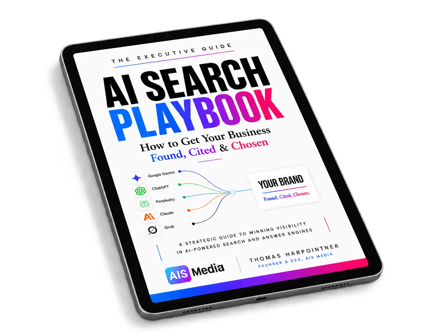 AI Search Playbook digital download executive guide from AIS Media