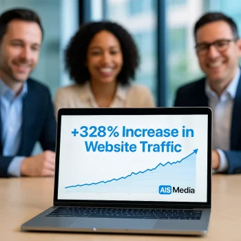 AIS Media’s SEO Strategies Increased Website Traffic by 322% and New Patient Appointments for a Leading Healthcare Clinic