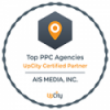 UpCity Top PPC Agencies Award Winner AIS Media Digital Marketing Agency