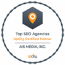 UpCity Top SEO Agencies Award Winner AIS Media Digital Marketing Agency