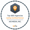 UpCity Top SEO Agencies Award Winner AIS Media Digital Marketing Agency